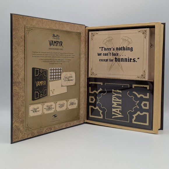 Buffy the Vampire Slayer Vampyr Stationery Set Insight Editions 2017 Unused - Picture 7 of 7